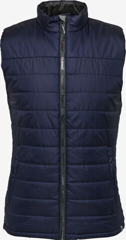 Hummel Sportbodywarmer in Blauw: voorkant