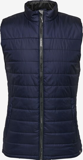 Hummel Sportbodywarmer in de kleur Nachtblauw, Productweergave