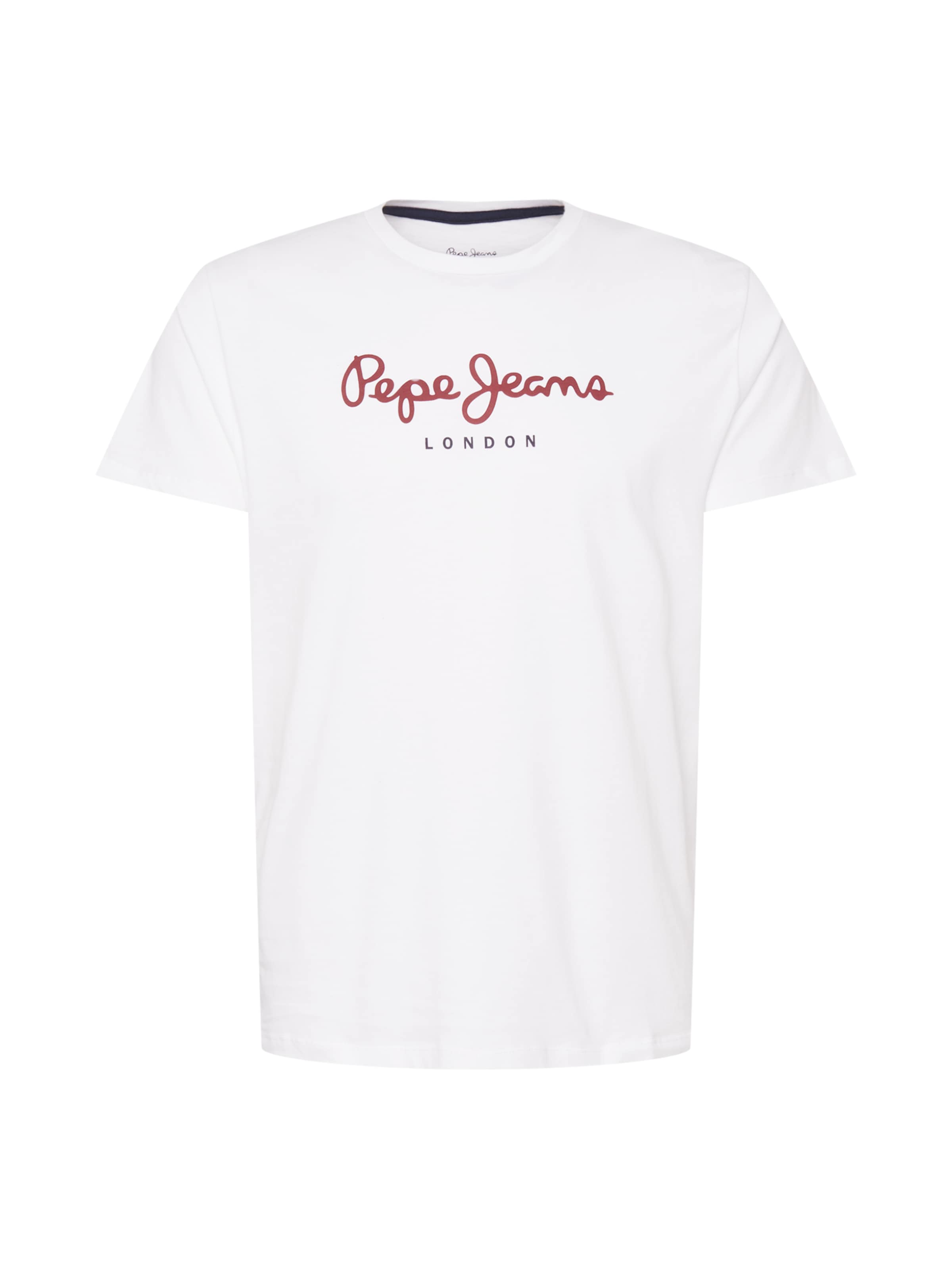 T-Shirt 'Eggo' Pepe Jeans en blanc : devant