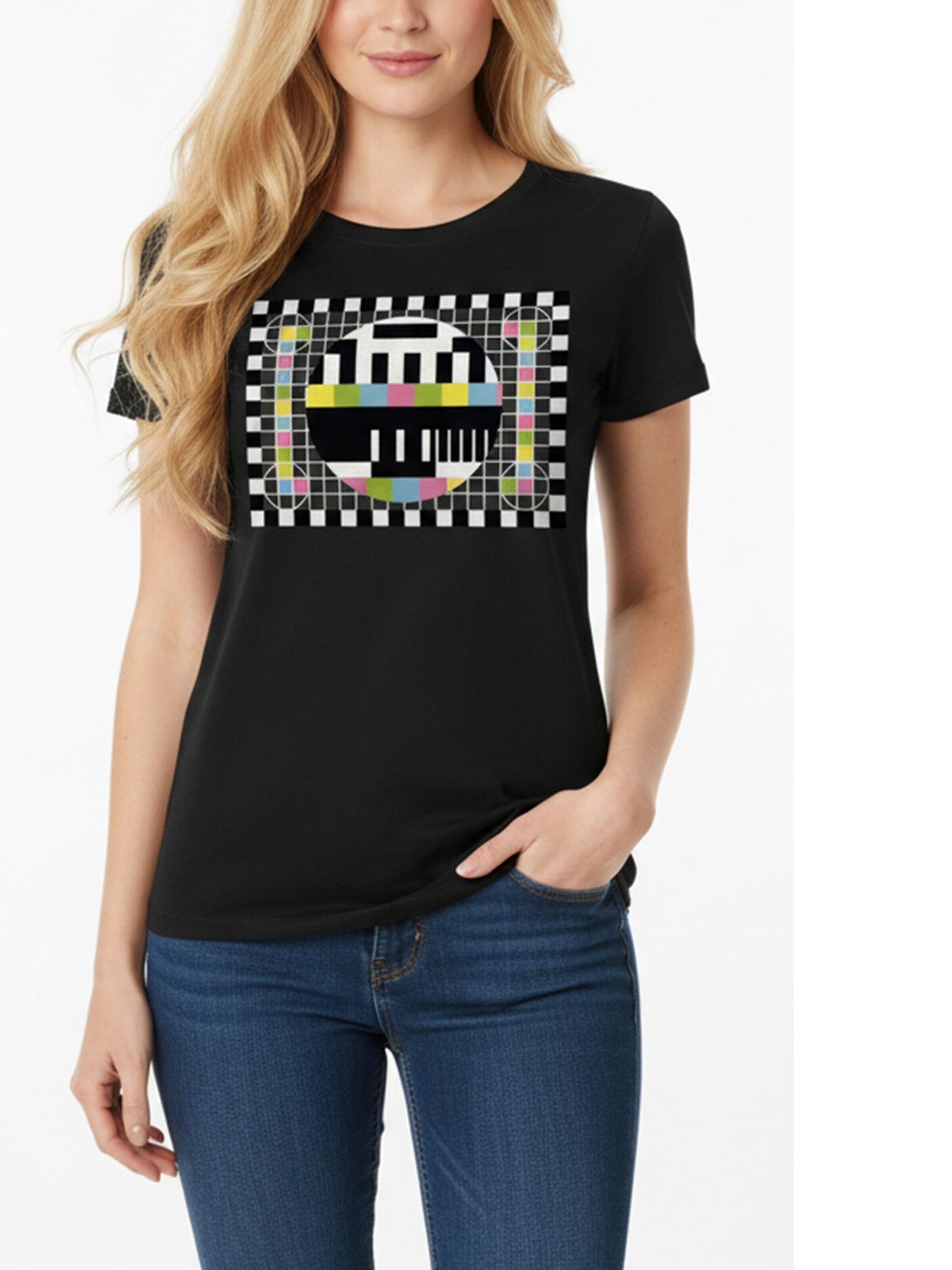 MAKAYA Shirt 'Testbild' in Black