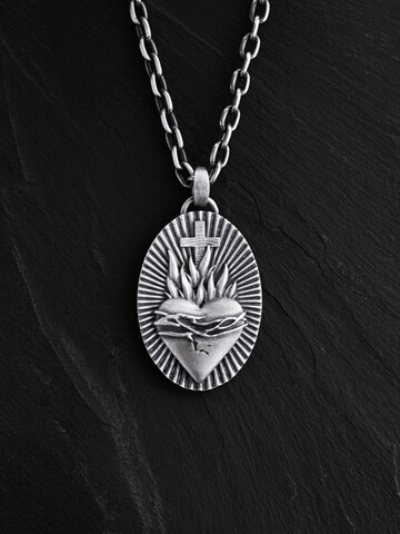 REYTEL - Colgante 'SACRED HEART' en plata