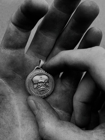 REYTEL Anhänger 'GEMINI. MEMENTO MORI'‌‌‌‌ in Silber