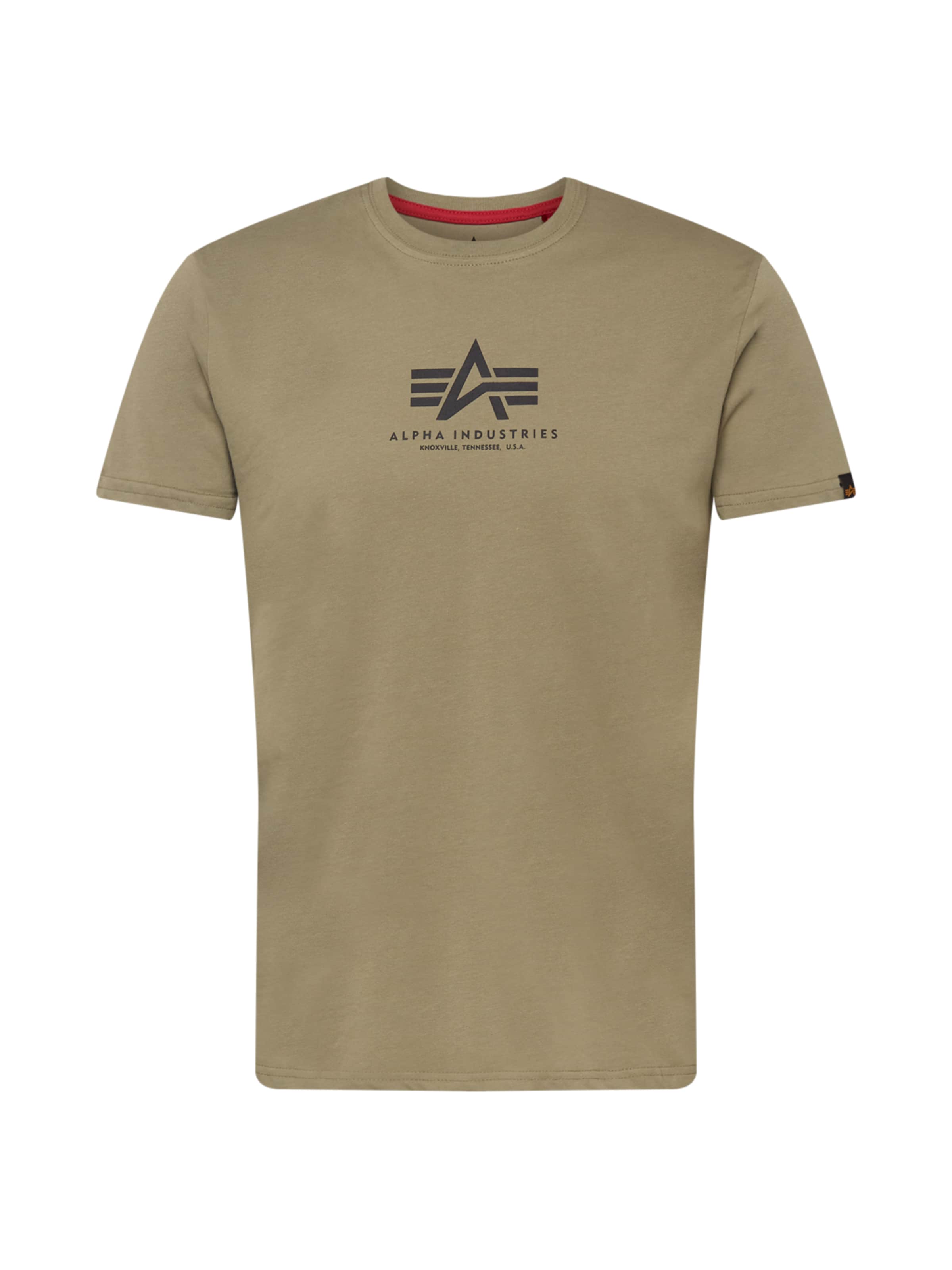 ALPHA INDUSTRIES Bluser & t-shirts i grøn: forside