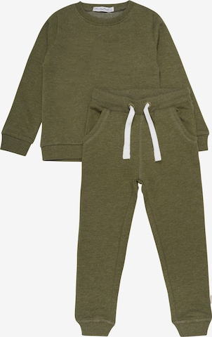 Tuta da jogging di MINYMO in verde: frontale