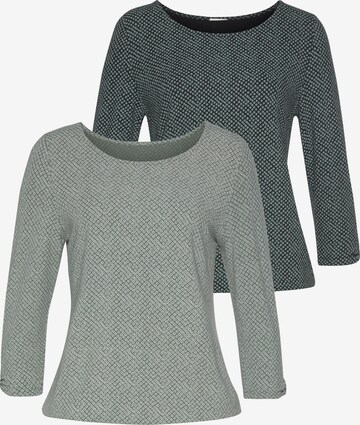 LASCANA Shirt in Grey: front