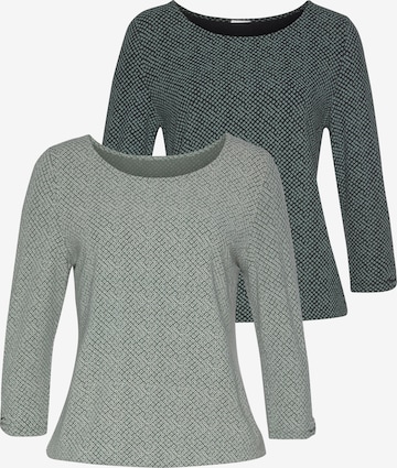 LASCANA Shirt in Grey: front