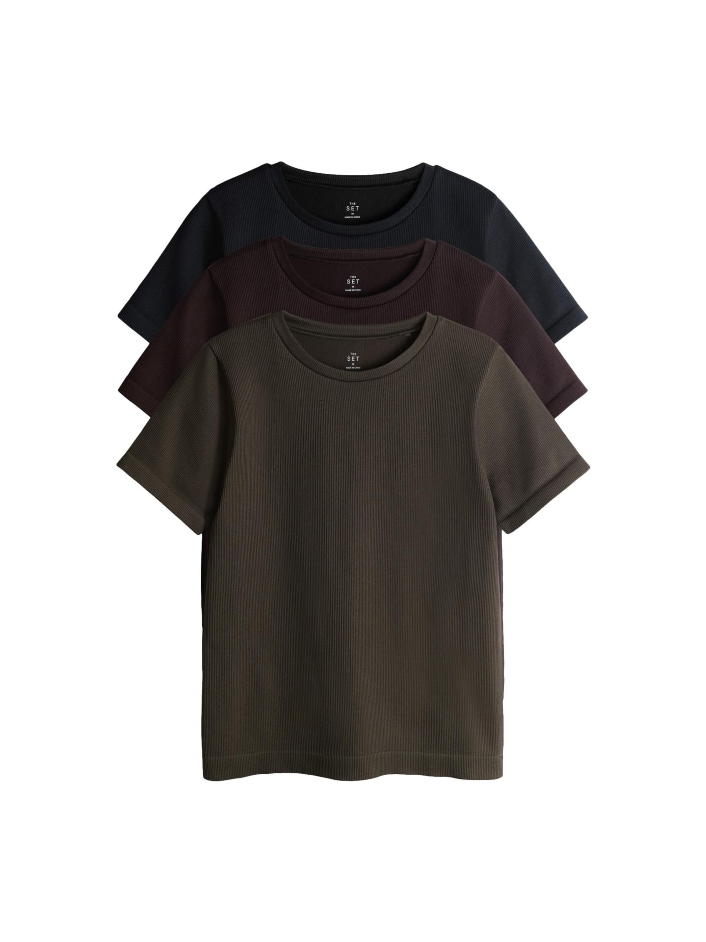 The Set Tričko - Zmiešané farby: predná strana