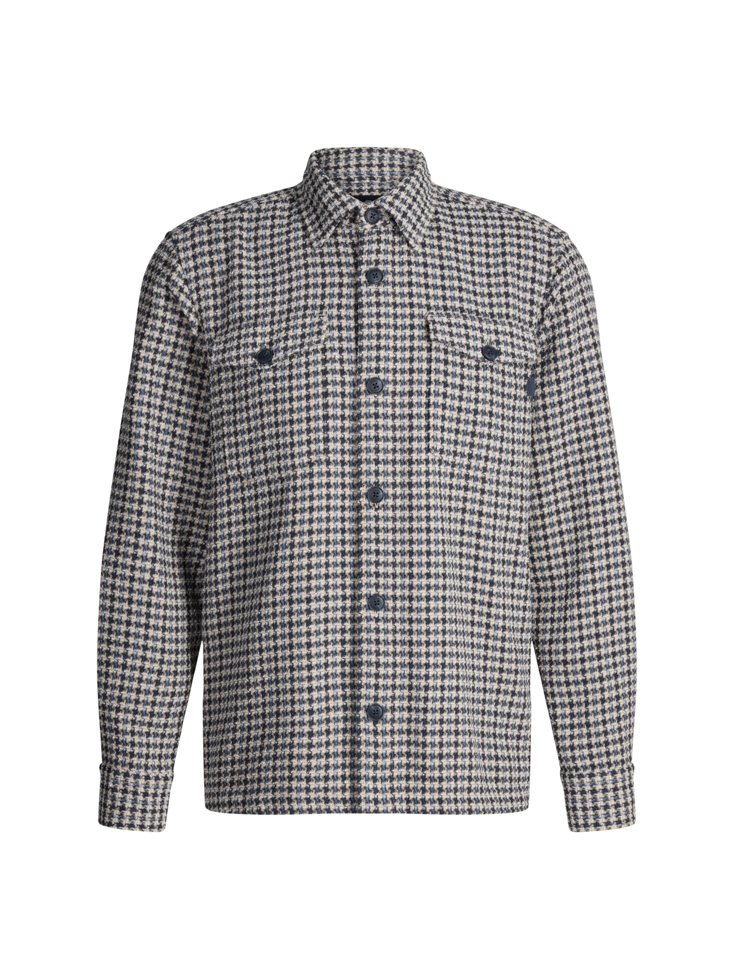 JOOP! Jacke 'Kohen' in hellbeige / navy / rauchblau / weiß, Produktansicht