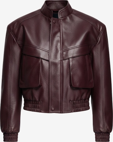 Ombre Between-season jacket in Red: front