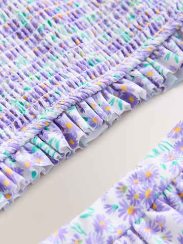 LAURA ASHLEY Bandeau Bikini in Lila