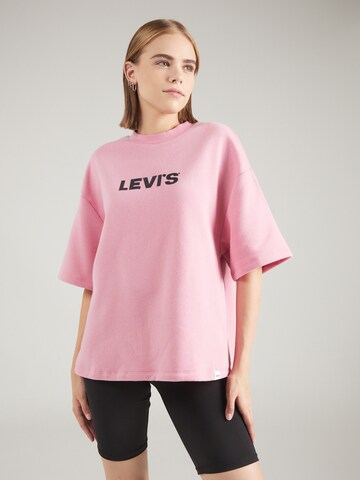 LEVI'S ® Shirts 'Graphic Louise SS Crew' i pink: forside