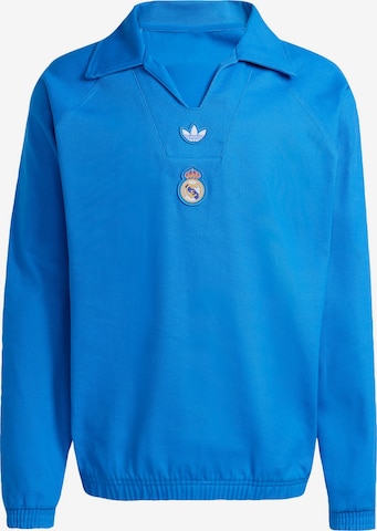 ADIDAS ORIGINALS - Sudadera 'Real Madrid Terrace Icons' en azul: frente