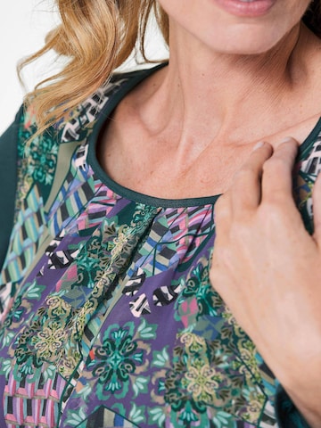 Goldner Blouse in Groen