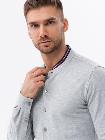 Coupe regular Chemise Ombre en gris