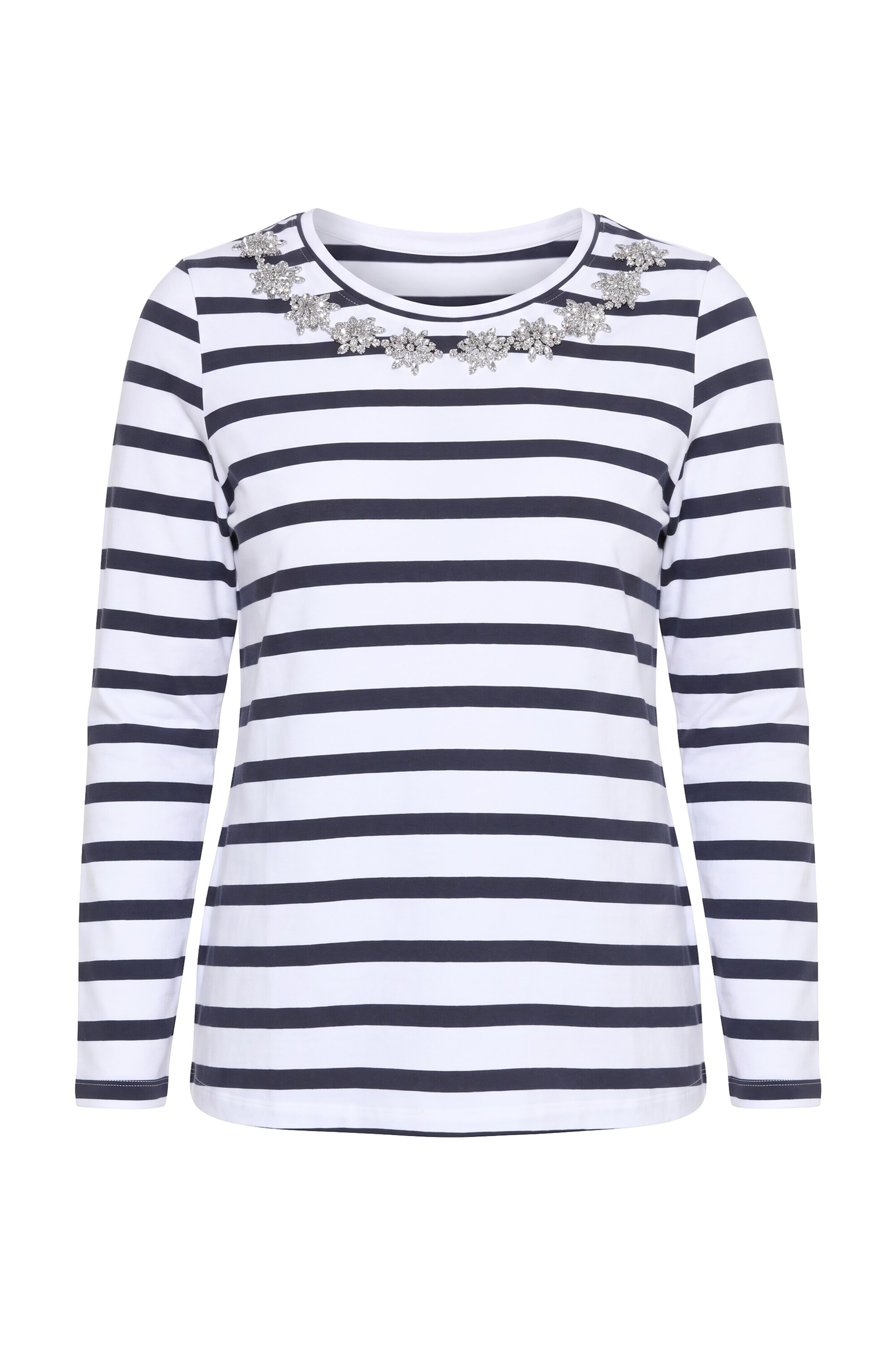 MIAMODA Shirt in Zwart: voorkant
