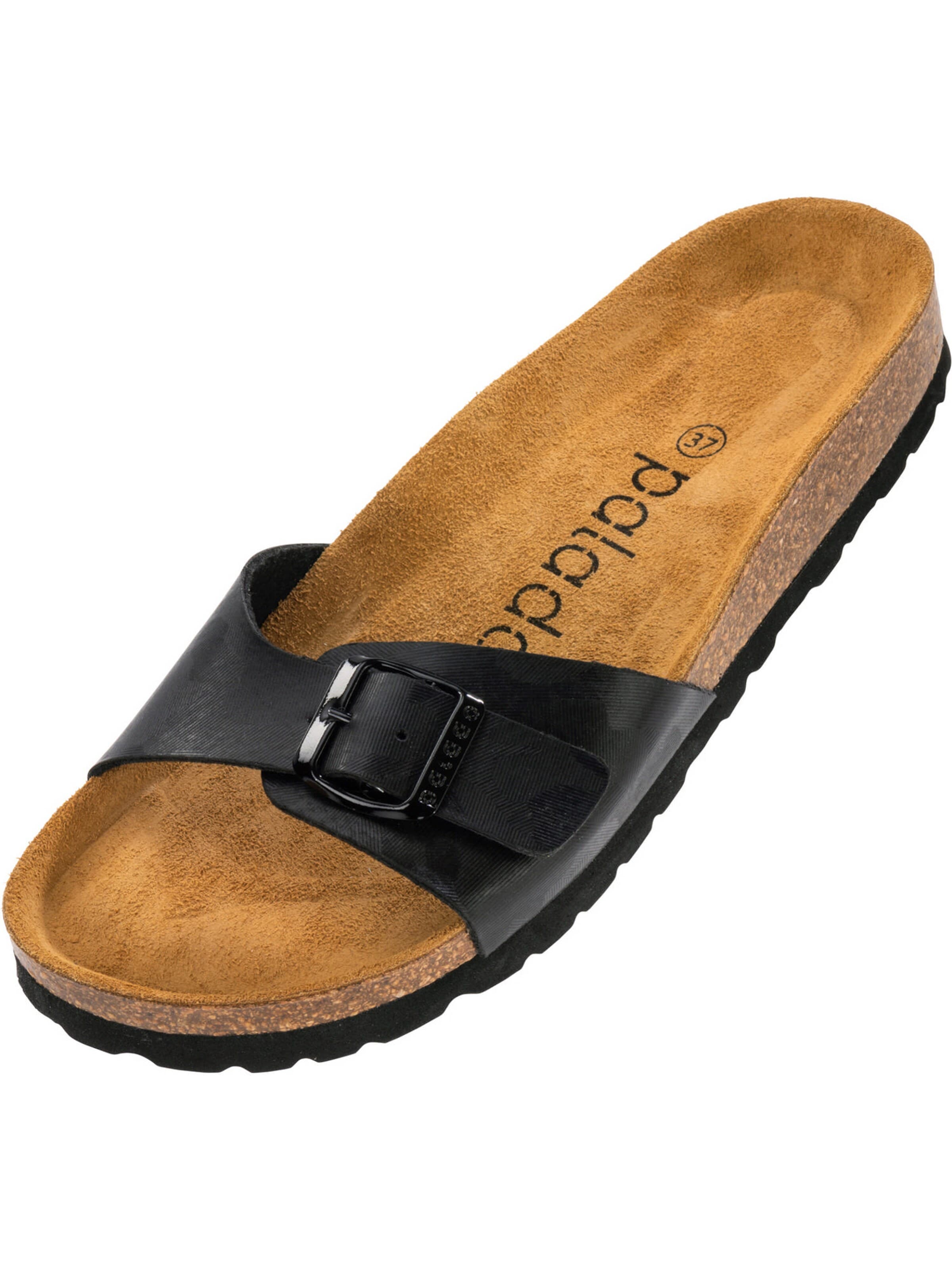 Palado - Zapatos abiertos 'Palado Malta Texas' en negro: frente