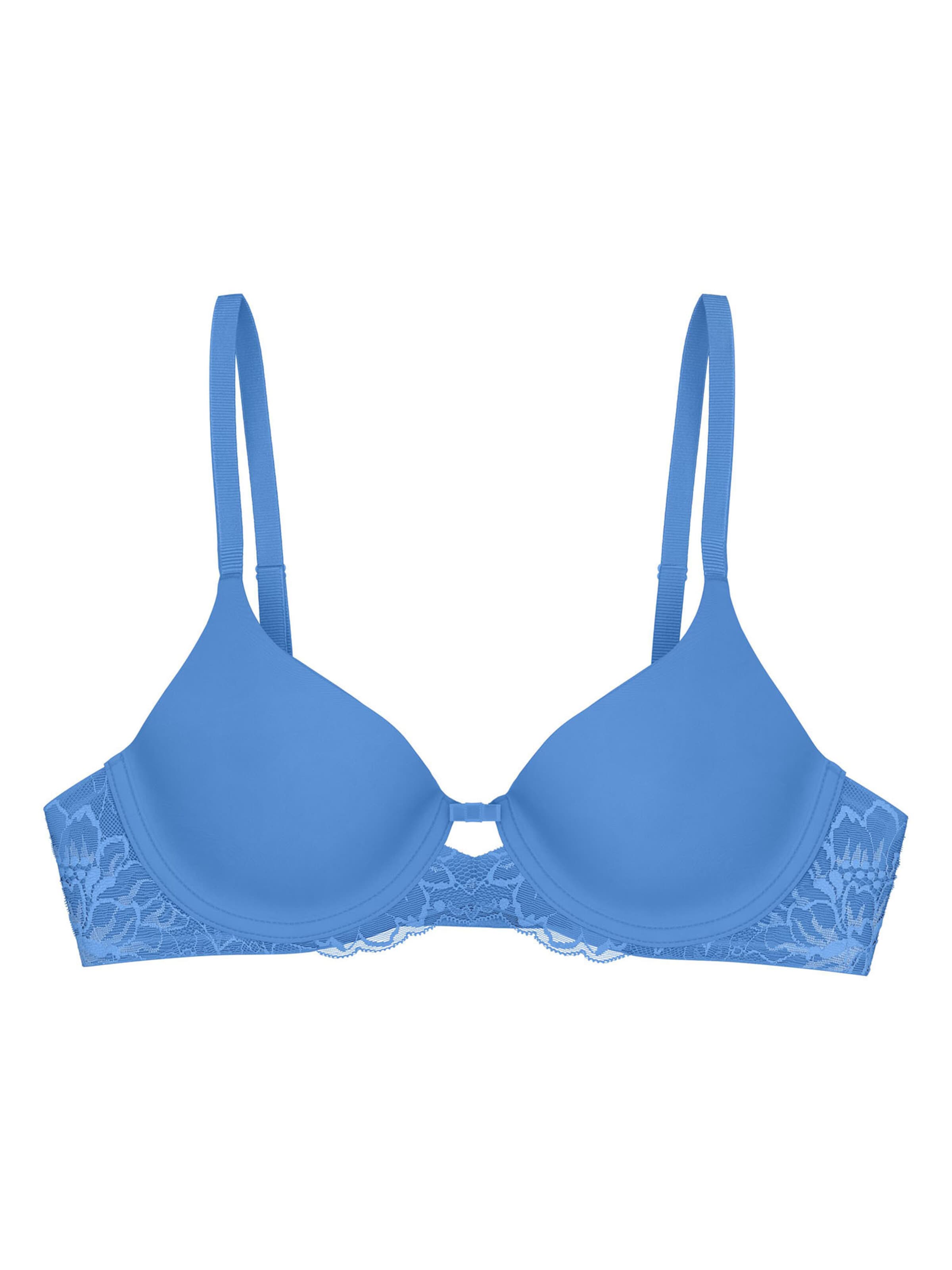 TRIUMPH Bra ' Red Label Amourette Charm ' in Blue: front