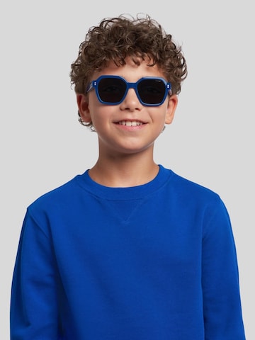 Lunettes de soleil Polaroid en bleu : devant