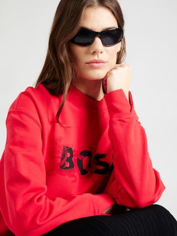 sarkans BOSS Black Sportisks džemperis 'Econa'