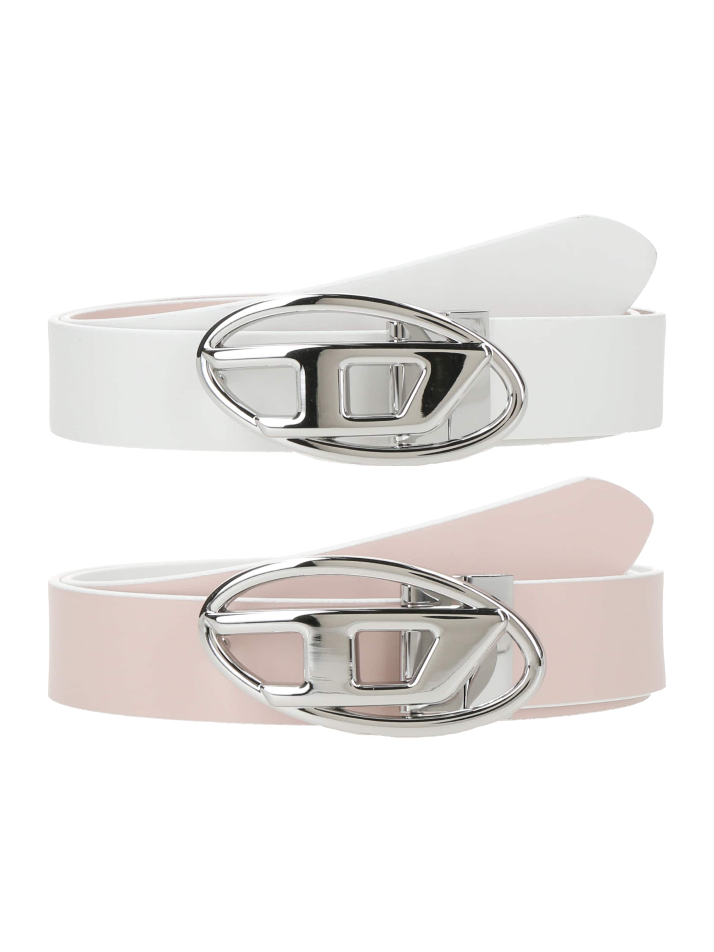 DIESEL Pasek w kolorze różowy: przód