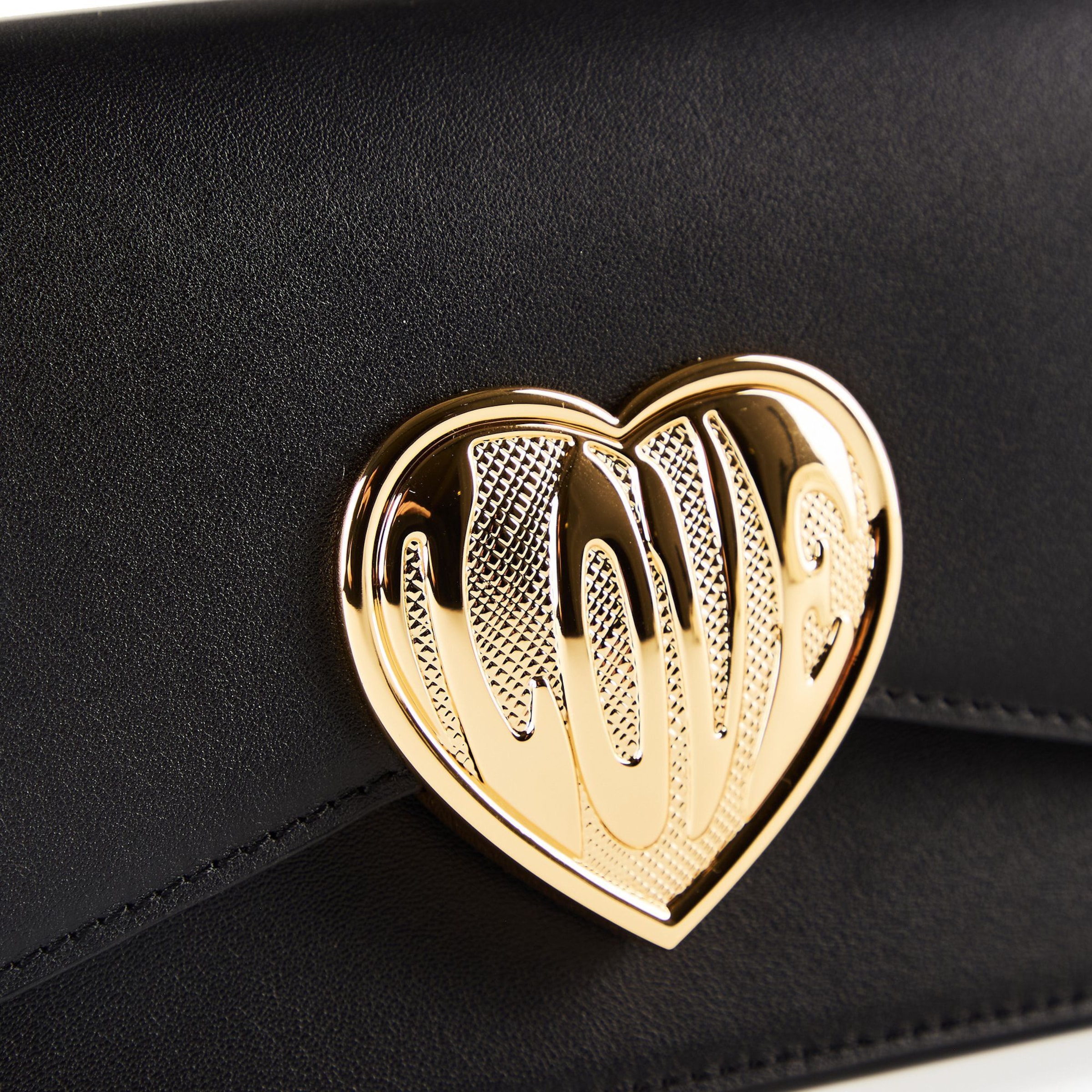 Borsa a spalla 'Victory Heart' di Love Moschino in nero