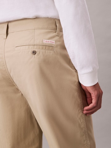 Calvin Klein Jeans Loosefit Lærredsbukser i brun