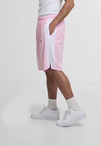 Loosefit Pantalon DEF en rose : devant