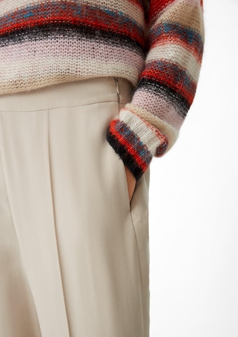 Wide leg Pantaloni di comma casual identity in beige