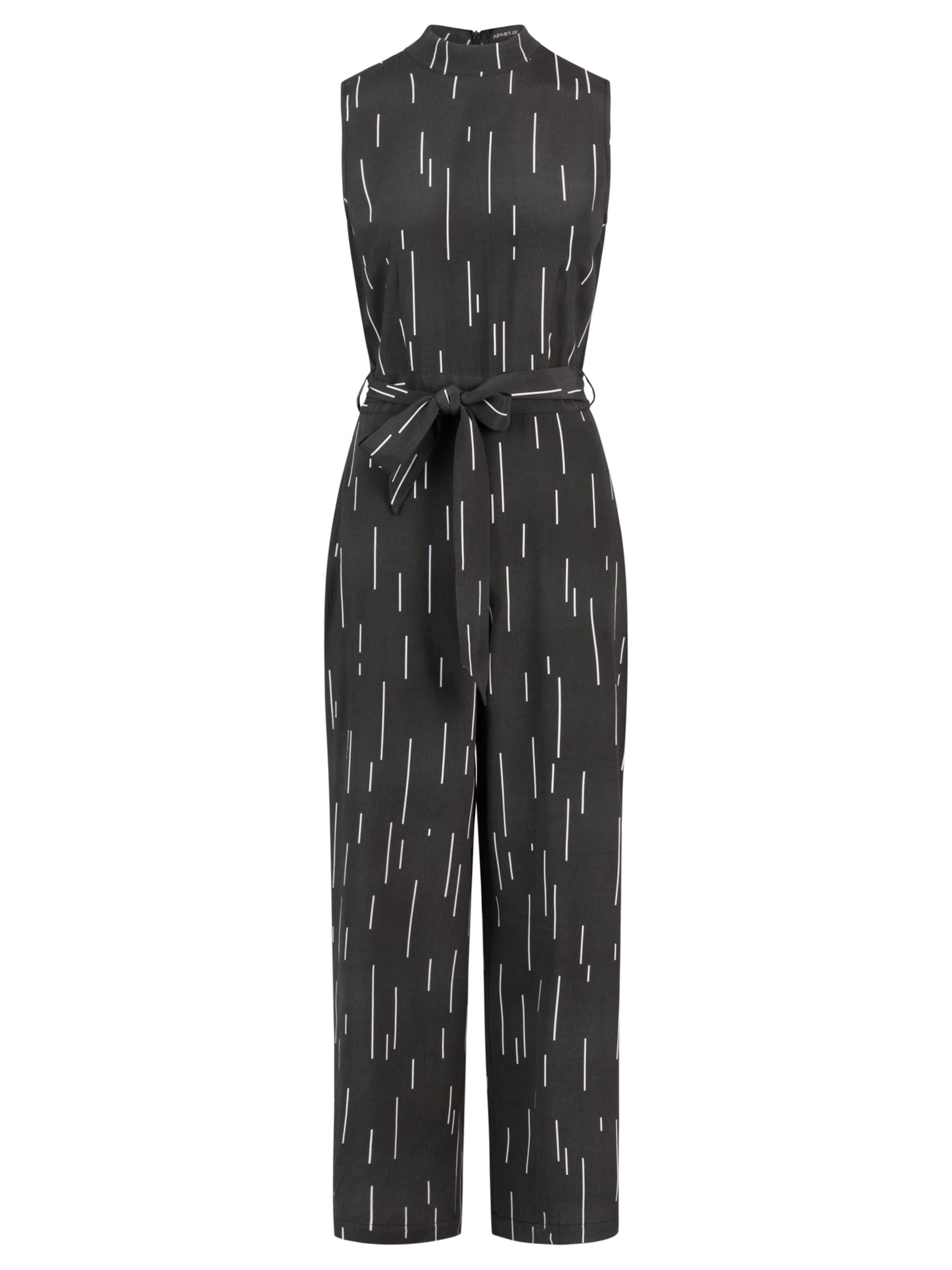 APART Jumpsuit in Schwarz: Vorderseite