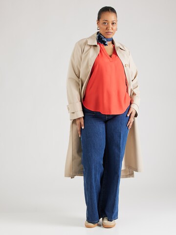 Camicia da donna 'VMCBeauty' di Vero Moda Curve in rosso