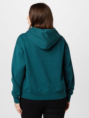 Levi's® Plus Bluzka sportowa 'Graphic Standard Fit Hoodie' w kolorze zielony