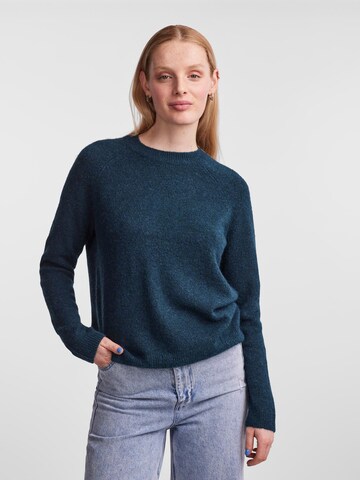 PIECES Pullover 'Juliana' in Blau: Vorderseite