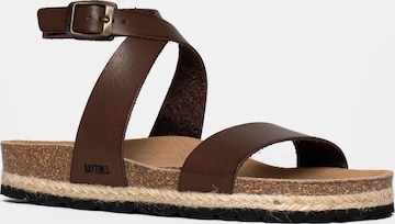 Bayton Sandalen met riem 'Karratha' in Bruin