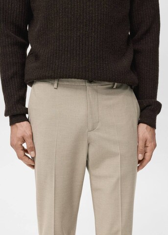 MANGO MAN Slimfit Hose 'Bologna' in Beige