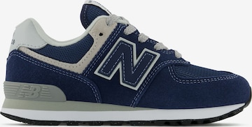 Sneaker '574' di new balance in blu: frontale