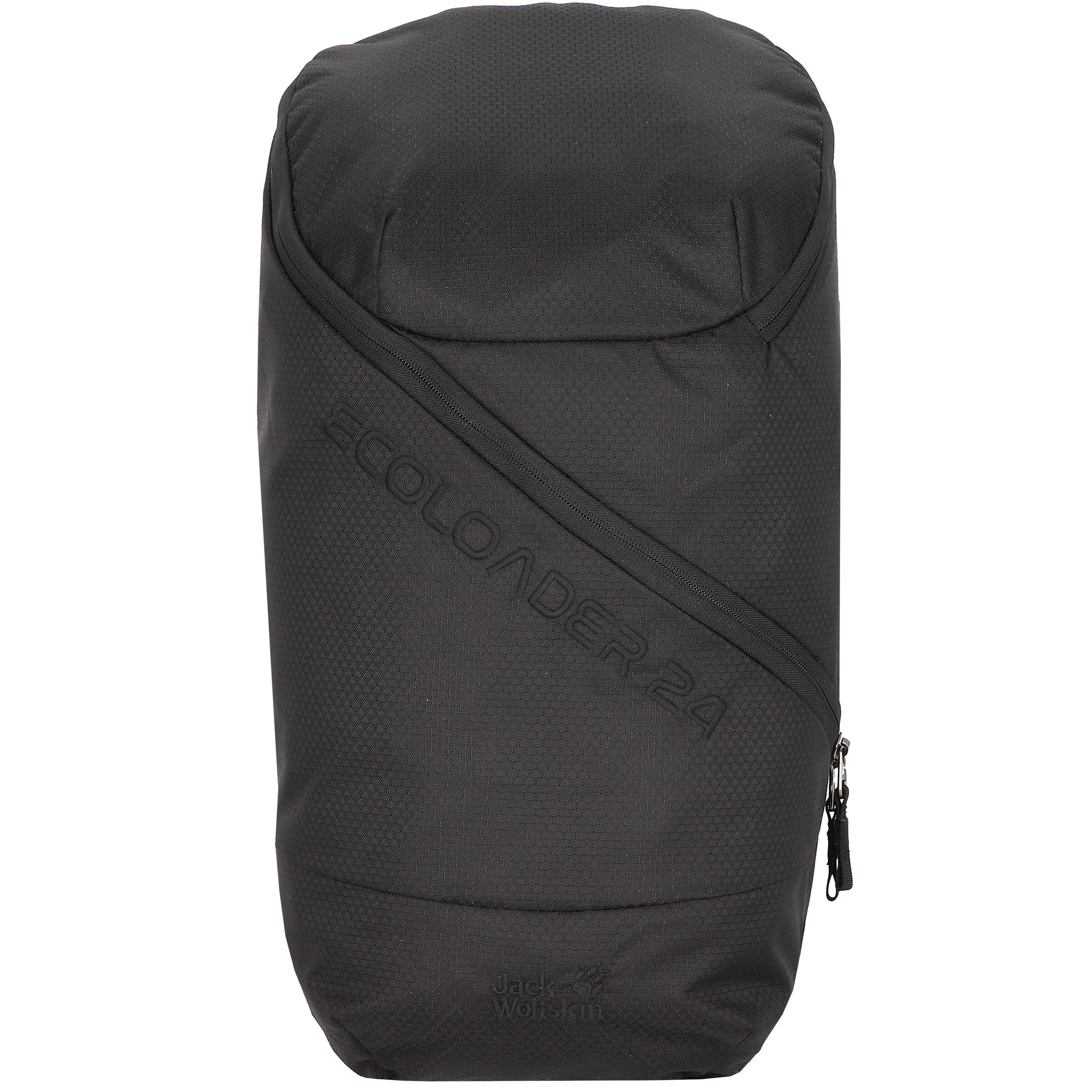JACK WOLFSKIN Rucksack 'Ecoloader' in Schwarz: Vorderseite