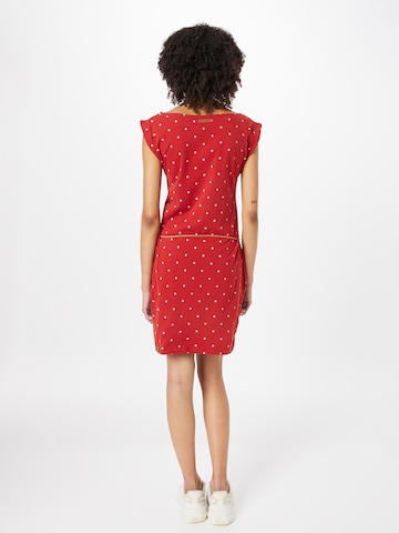 Ragwear فستان 'TAG' بلون أحمر