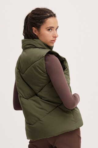 ICHI Bodywarmer 'FRIZTA' in Groen