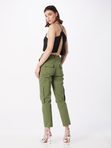 Regular Pantalon cargo Warehouse en vert