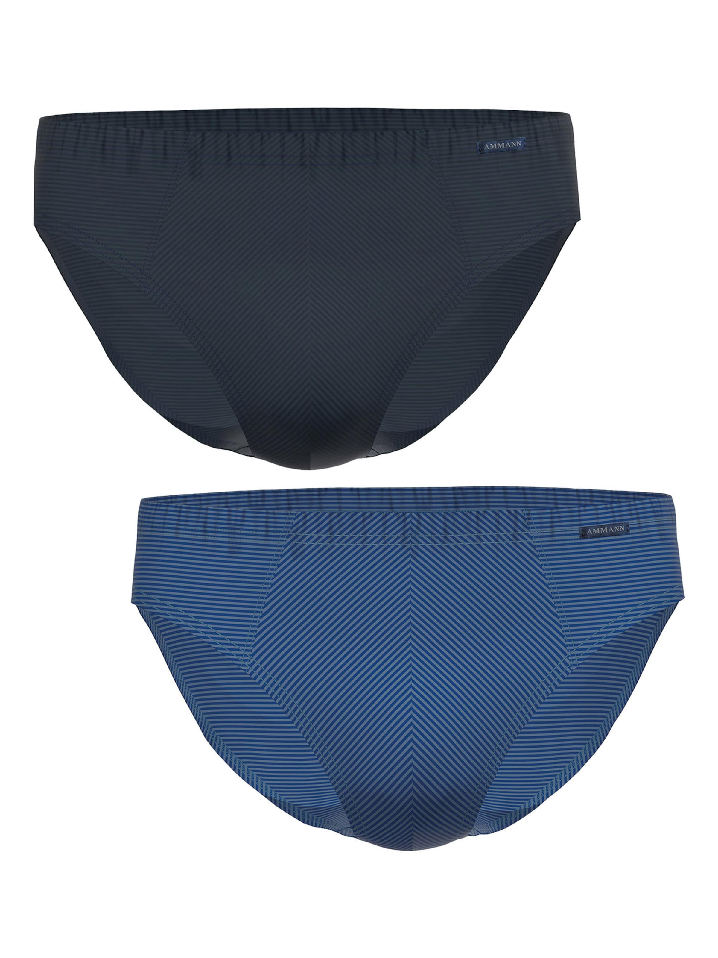 Slip ' Cotton & More ' Ammann en bleu : devant