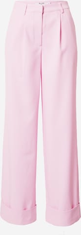 NA-KD Wide leg Pleat-Front Pants in Pink: front
