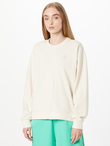 ADIDAS ORIGINALS Sweatshirt in Weiß: Vorderseite