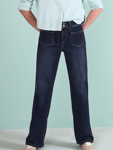 STREET ONE Wide leg Jeans 'Emee' in Blue: front