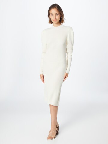 Gina Tricot Knit dress 'Bonnie' in Beige: front