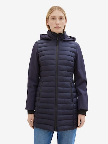 TOM TAILOR Winter Coat in Blue: front