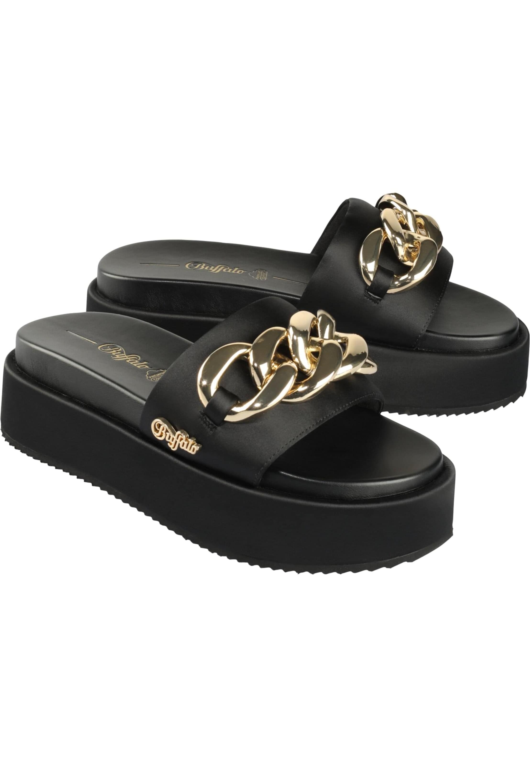 BUFFALO Pantofle – černá: přední strana