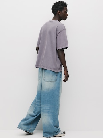 Pull&Bear Koszulka w kolorze fioletowy