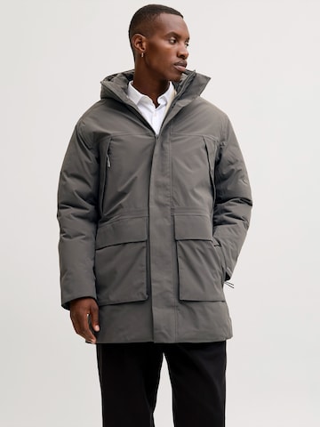 JACK & JONES Between-seasons parka 'JPRCCMOON' in Grey: front