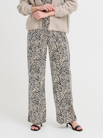 ICHI Wide Leg Hose 'IHKATE' in Weiß: Vorderseite