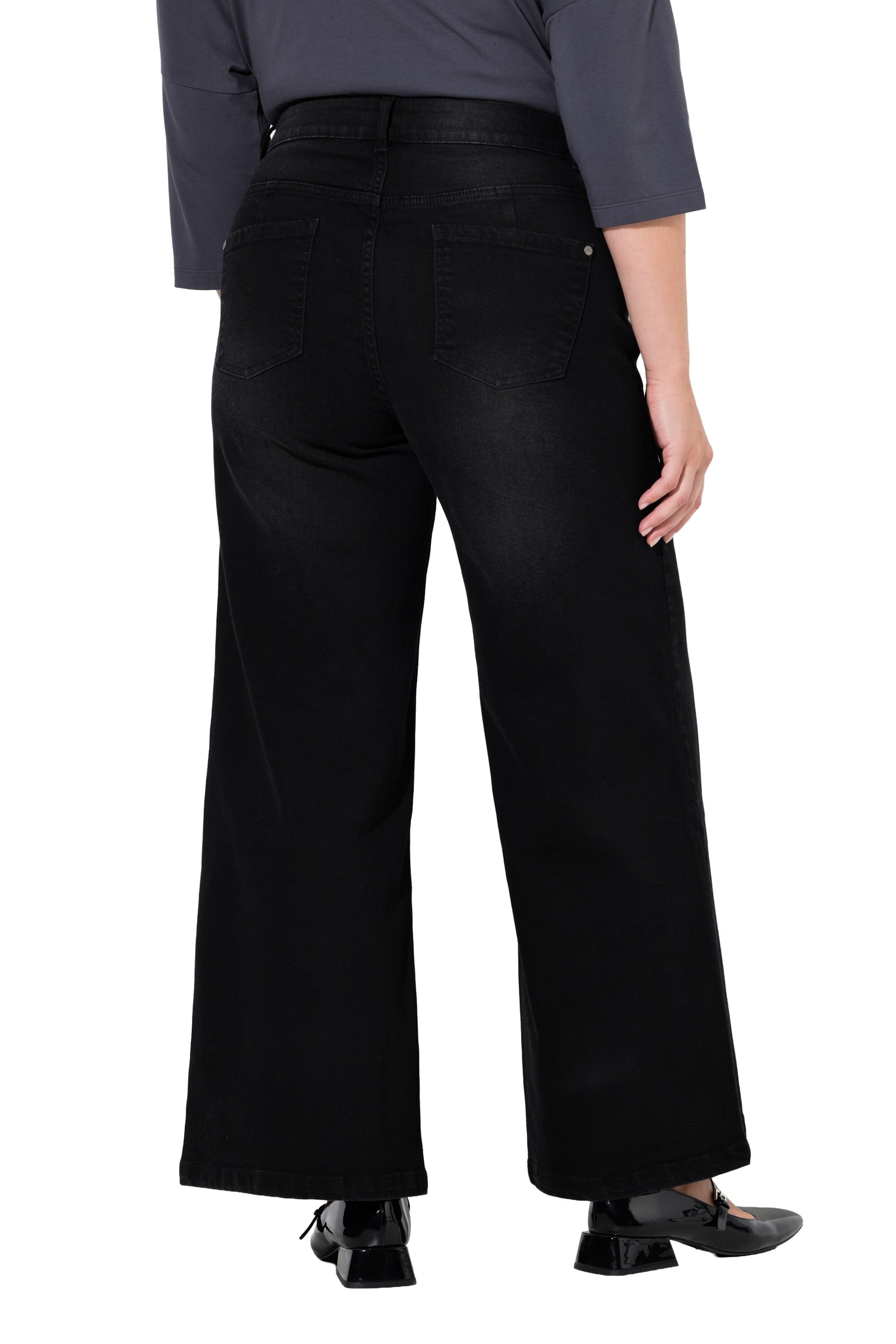 MIAMODA Regular Jeans in Zwart